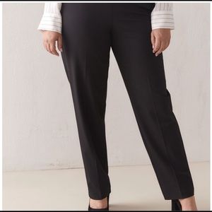 Pull On Ankle Pant - Addition Elle in Black